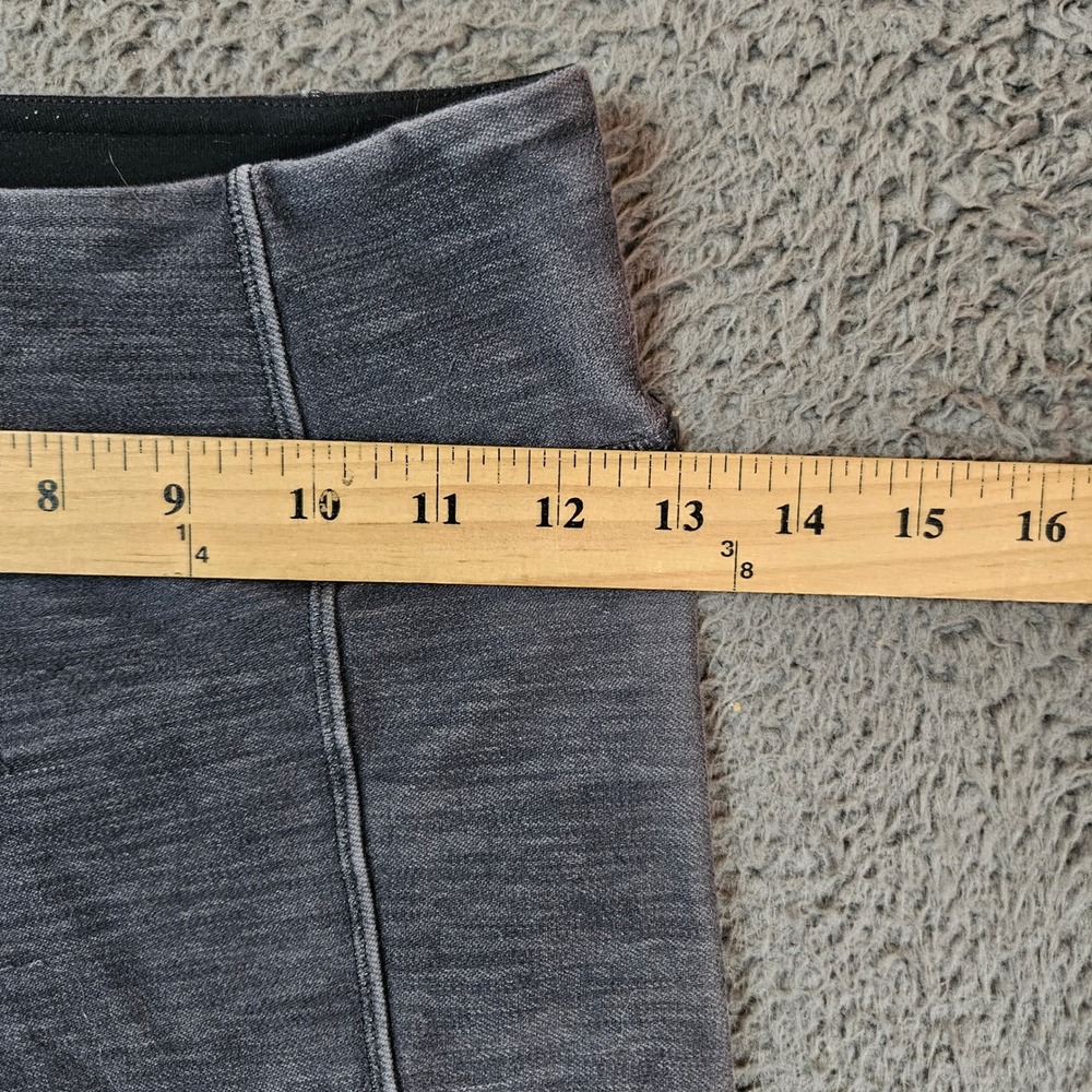 Lululemon Tight Stuff Tight Heathered Black Gray Compression Leggings Size 4 - Picture 2 of 8